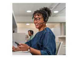 HP Poly EncorePro 525 EncorePro 500 series headset on-ear wired active noise cancelling USB-A black Certified for Microsoft Teams