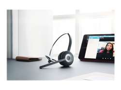 JABRA PRO 935 Mono for PC and Mobile with Bluetooth with integrated USB-plug Noise-Cancelling Wideband ringtone on the base