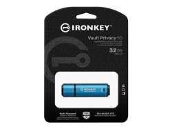 KINGSTON 32GB IronKey Vault Privacy 50 USB AES-256 Encrypted FIPS 197 KINGSTON 32GB IronKey Vault Privacy 50 USB AES-256 Encrypted FIPS 197