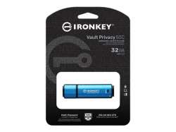 KINGSTON 32GB USB-C IronKey Vault Privacy 50C AES-256 Encrypted FIPS 197 KINGSTON 32GB USB-C IronKey Vault Privacy 50C AES-256 Encrypted FIPS 197