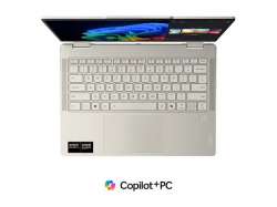 Лаптоп LENOVO Yoga 7 2-in-1 AMD Ryzen AI 5 340 14inch WUXGA OLED 400N Touch HDR 24GB DDR5 1TB PCIe W11H Seashell