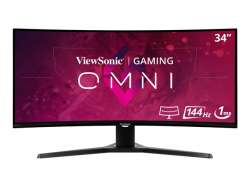 Монитор VIEWSONIC VX3418-2KPC 34inch 21:9 3440x1440 SuperClear VA 1500R curve 144hz 1ms MPRT Adaptive Sync 2 HDMI 2 DP