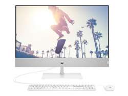 Настолен Компютър HP Pavilion All-in-One Desktop Intel Core i5-12400T 27inch FHD AG 16GB 512GB SSD Non-Touch FREE DOS Snowflake White (BG)                          