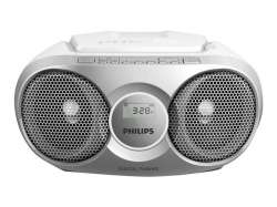 Philips CD Player, Radio (Dynamic Bass Boost, FM Stereo Tuner, CD Shuffle/Repeat Function, 20-Track CD Programmable, 3.5-mm Audio-In
