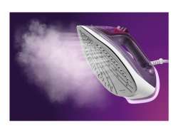 PHILIPS Steam iron Series 3000 40g/min 180g steam boost SteamGlide Plus 2600 W Black                          