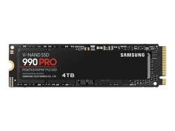 Samsung SSD 990 PRO 4TB PCIe 4.0 NVMe 2.0 M.2 V-NAND 3-bit MLC, 256-bit Encryption, Read 7450 MB/s Write 6900 MB/s