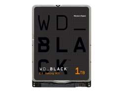 WD Mobile Black 1TB HDD 7200rpm sATA serial ATA 6Gb/s 64MB cache 2.5Inch RoHS compliant intern Bulk