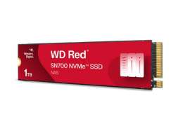 WD Red SSD SN700 NVMe 1TB M.2 2280 PCIe Gen3 8Gb/s internal drive for NAS devices POWERED BY SANDISK