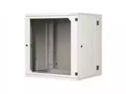 19 12U two-section wall-mounting rack, depth 600 mm with removable side panels