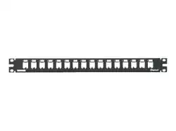 19 16-Port Modular Patch Panel Mini-Com, RoHS complaint