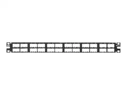 19 48-Port 1U modular high density patch panel Mini-Com, RoHS complaint