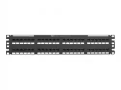 19 48 port 2U NetKey Category 5e preloaded 110 style punchdown patch panel, Ro