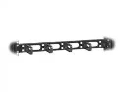 19 Management Panel 1U, plastic hooks 40 x 40 mm
