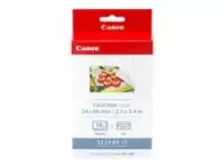 CANON KC-18IF photo sticker inkjet 54x86mm 18 sheets 10-pack with ink cassette for CP-100                          