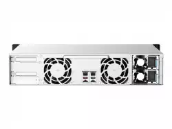 QNAP 12-bay Rackmount NAS AMD Ryzen V1000 series V1500B 4C/8T 2.2GHz 8GB DDR4 RAM 2x2.5GbE LAN optional 10GbE & M.2 NVMe/SATA