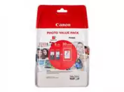 CANON 1LB CRG PG-560XL/CL-561XL PHOTO VALUE BL 4x6 Phot PaperGP-501 50sheets + XL Black & XL Colour Cartridges