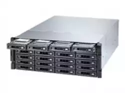 QNAP 24-Bay 4U Rackmount NAS Intel Xeon E-2236 6 cores/12 threads 3.4GHz processor 128GB ECC DDR4 24x2.5inch/3.5inch SATA