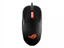 Asus ROG Strix Impact III Gaming Mouse, Semi-Ambidextrous, Wired, Lightweight, 12000 DPI sensor, 5 programmable buttons, Replaceable switches, Paracord cable, FPS gaming mouse, Black