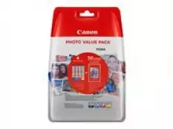 CANON 1LB CLI-571 Value Pack blister security 4x6 Phot Paper PP-201 50sheets + Cyan Magenta Yellow & Photo Black ink tanks