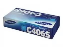 SAMSUNG CLT-C406S/ELS Original Toner Cyan - Kompatibel mit CLP-360/365/365W Xpress C410W CLX-3300/3305/3305W Xpress C460W/C460FW