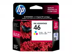 HP 46 original Ink cartridge Advantage Cartridge CZ638AE BFW Tri-Color