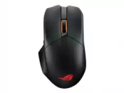 Asus ROG Chakram X Origin Gaming Mouse, Tri-mode connectivity (2.4GHz RF, Bluetooth, Wired), 36000 DPI sensor, 11 programmable buttons, Detachable joystick, Paracord cable, Black