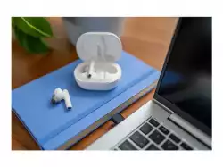 HP Poly Voyager Free 60+ UC M White Sand Earbuds +BT700 USB-C Adapter +Touchscreen Charge Case