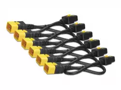 APC Power Cord Kit 6 EA LockingC19 TO C20 1.2M 4FT Red