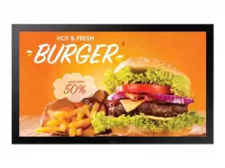 SAMSUNG OH24B Outdoor LCD 24inch FHD 16:9 IP56 rated display kit with protection glass 1500nits 2xUSB 2.0 RJ45 HDMI