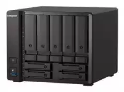 QNAP TS-H973AX-32G 9-bay NAS AMD Ryzen V1500B 32GB DDR4 SODIMM 5x2.5in/3.5in SATA 6Gbps + 2x2.5in U.2 NVMe PCIe Gen3 x4