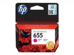 HP 655 original Ink cartridge CZ111AE BHK magenta standard capacity 600 pages 1-pack