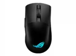 Asus ROG Keris Wireless AimPoint Gaming Mouse, Tri-mode connectivity (2.4GHz RF, Bluetooth, Wired), 36000 DPI sensor, 5 programmable buttons, ROG SpeedNova, Replaceable switches, Paracord cable, Black