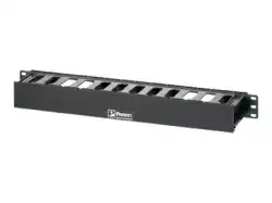 19 1U PatchLink Horizontal Cable Manager, front duct 38 x 94mm