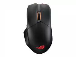 Asus ROG Chakram X Origin Gaming Mouse, Tri-mode connectivity (2.4GHz RF, Bluetooth, Wired), 36000 DPI sensor, 11 programmable buttons, Detachable joystick, Paracord cable, Black
