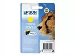 EPSON 1LB T0714 ink cartridge yellow standard capacity 5.5ml 1-pack blister without alarm                          
