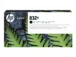 HP 832Y 1L Black Latex Ink Cartridge                          