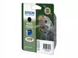 EPSON T0791 ink cartridge black standard capacity 11ml 1-pack blister without alarm                          