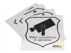 ACC SURVEILLANCE STICKER EN 10PCS