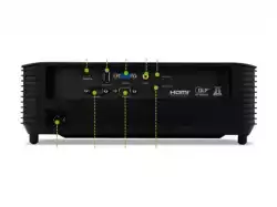 Acer Projector X129H, DLP, XGA (1024x768), 4800 ANSI Lumens, 20 000:1, 1.1x, 3D ready, HDMI 1.4, VGA, DC Out (5V/2A, USB-A), RCA, Audio in, Speaker 3W, Bluelight Shield, LumiSense, 2.8kg, 2Y, Black