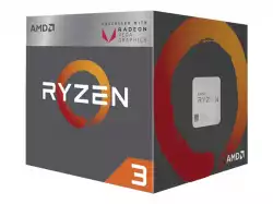 AMD CPU Desktop Ryzen 3 4C/4T 3200G (4.0GHz,6MB,65W,AM4) box, RX Vega 8 Graphics, with Wraith Stealth cooler