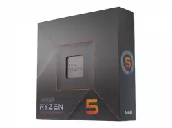 AMD CPU Desktop Ryzen 5 6C/12T 7600X (4.7/5.0GHz Boost,38MB,105W,AM5) box, with Radeon Graphics
