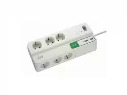 APC Essential SurgeArrest 6 outlets with 5V 2.4A 2 port USB charger 230V