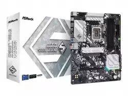 ASROCK MB Desktop B660 Steel Legend (S1700, 4x DDR4, 2x PCIe x16, 2x PCIe x1, 6x SATA3 6.0Gb/s, 2x M.2 PCIe, 6x USB 3.2, 4x USB 2.0, 2x USB-C, 1x HDMI, 1x DP 1.4, GLAN, ATX) Retail