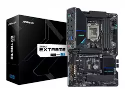 ASROCK Main Board Desktop Z590 EXTREME (S1200, Z590, 4xDDR4, 1xPCIe 4.0x16, 1xPCIe 3.0x16, 3xPCIe 3.0x1, 6x SATA, 1x M.2 PCIe Gen4x4, 2xM.2, 2x USB3.2 Gen2, 6x USB3.2 Gen1, 6xUSB2.0, DP, HDMI, 2.5GLAN, SVGA Holder, ATX, Retail)