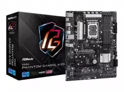 ASROCK Main Board Desktop Z690 Phantom Gaming 4 (S1700, Z690, 4x DDR5, 2x PCIe x16, 3x PCIe x1, 4x SATA3 6.0Gb/s, 3x m.2 PCIe Gen4x4, RAID 0,1,5,10, 10x USB 3.2, 1x USB-C 1x RJ-45 1GB Lan, HDMI, ATX, Retail.