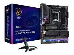 ASROCK MB Desktop Z790 Riptide Wi-Fi S1700, 4x DDR5, 1x PCIe 5.0 x16, 1x PCIe 4.0 x16, 1x PCIe 3.0 x1, 1x Blazing M.2, 4x Hyper M.2,  8x SATA3, 2x USB-C, 8x USB 3.2, 6x USB 2.0, 1x RJ-45 2.5GB, 802.11ax Wi-Fi 7 + Bluetooth 5.4, 1x HDMI, 1x DP 1.4, ATX