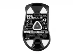Asus ROG Gladius III Wired Gaming Mouse, 19K Optical Sensor, 19,000 DPI, 6 Programmable Buttons, RGB Lighting, ROG Switch Socket Design, Swappable Switches, Ergonomic, Black