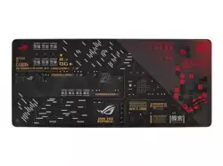 ASUS ROG Scabbard II EVA Edition extended gaming mouse pad protective nano coating water oil dust repellant surfece anti-fray