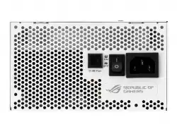 ASUS ROG Strix 850W White Edition PSU Power Supply ROG heatsinks Axial-tech fan design dual ball fan bearings 0dB technology 80