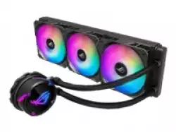 ASUS ROG STRIX LC 360 RGB all-in-one liquid CPU cooler with Aura Sync RGB and ASUS ROG 120mm ARGB radiator fan